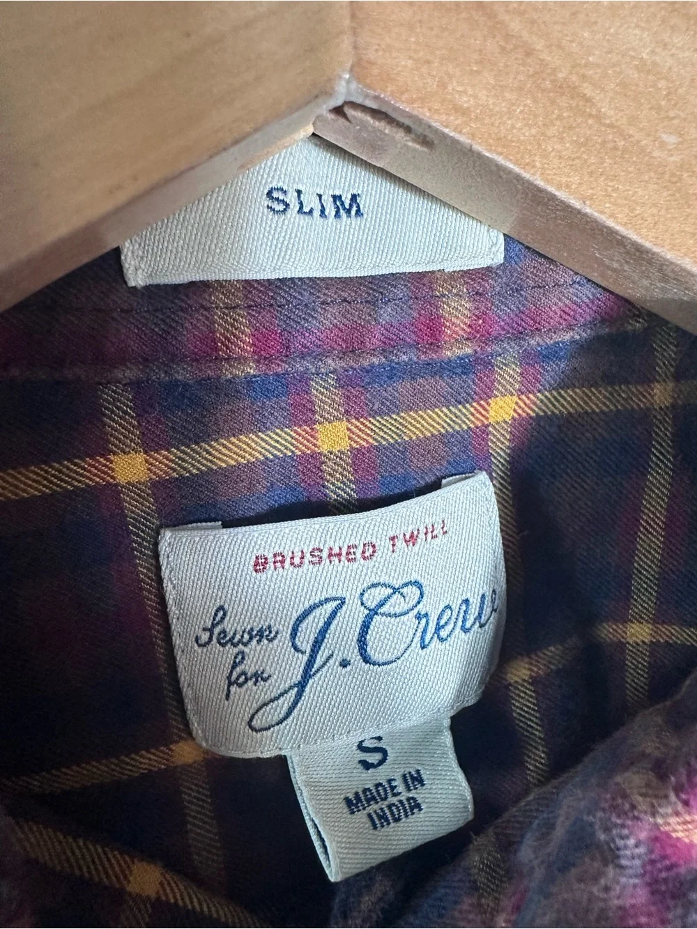 J. Crew Men's Slim Plaid Button-Down Shirt